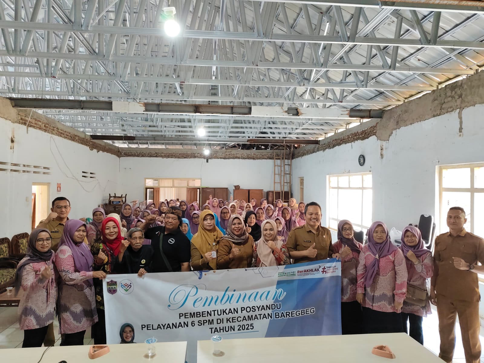 PEMBINAAN PEMBENTUKAN POSYANDU PELAYANAN 6 SPM DI DESA SAGULING KECAMATAN BAREGBEG TAHUN 2025